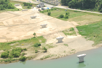 (国)482号鶴岡橋橋梁下部